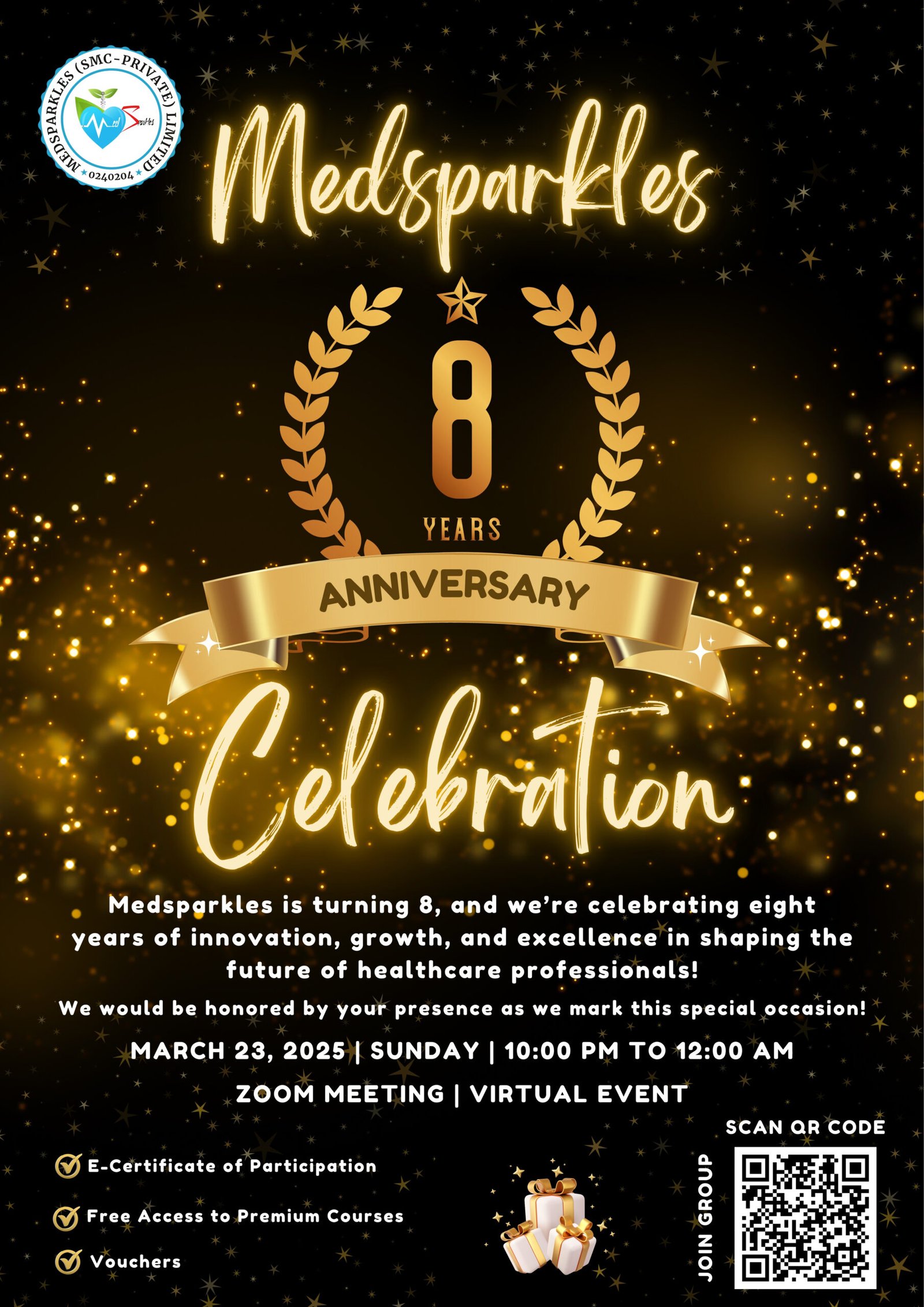 Medsparkles 8th Anniversary