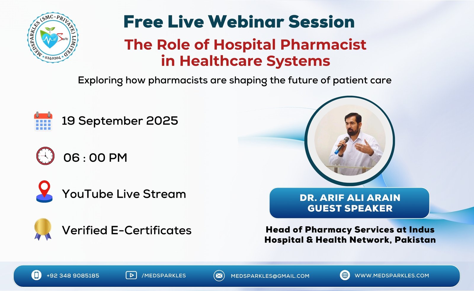 Protected: The Role of Hospital Pharmacist in Healthcare Systems Free Webinar
