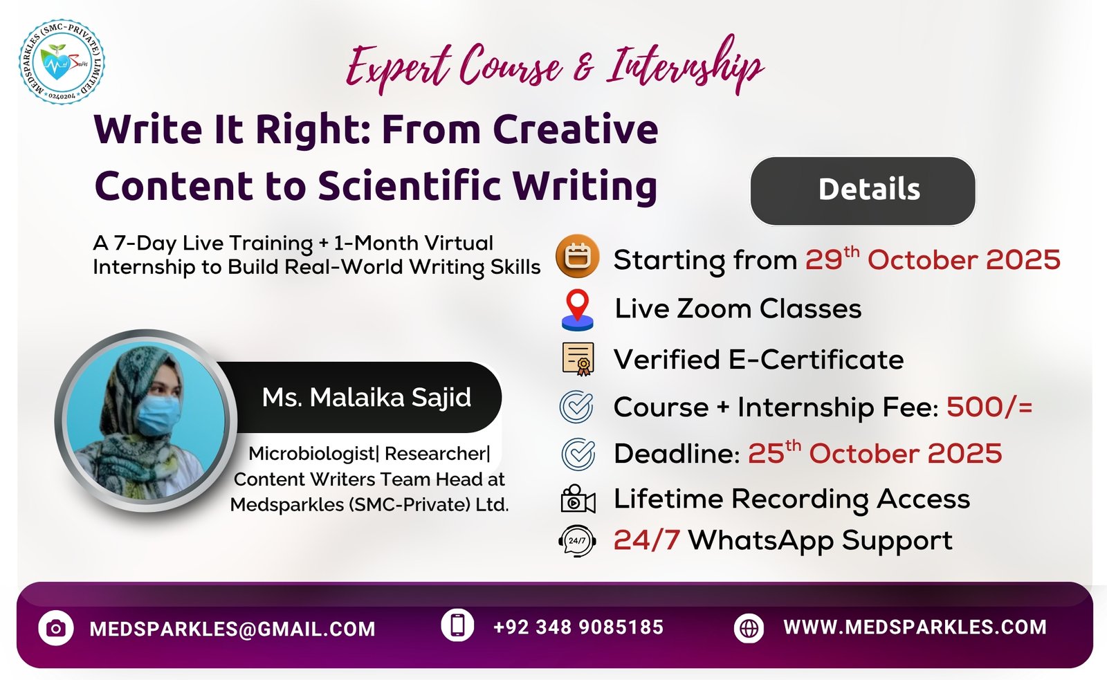Write It Right: From Creative Content to Scientific Writing