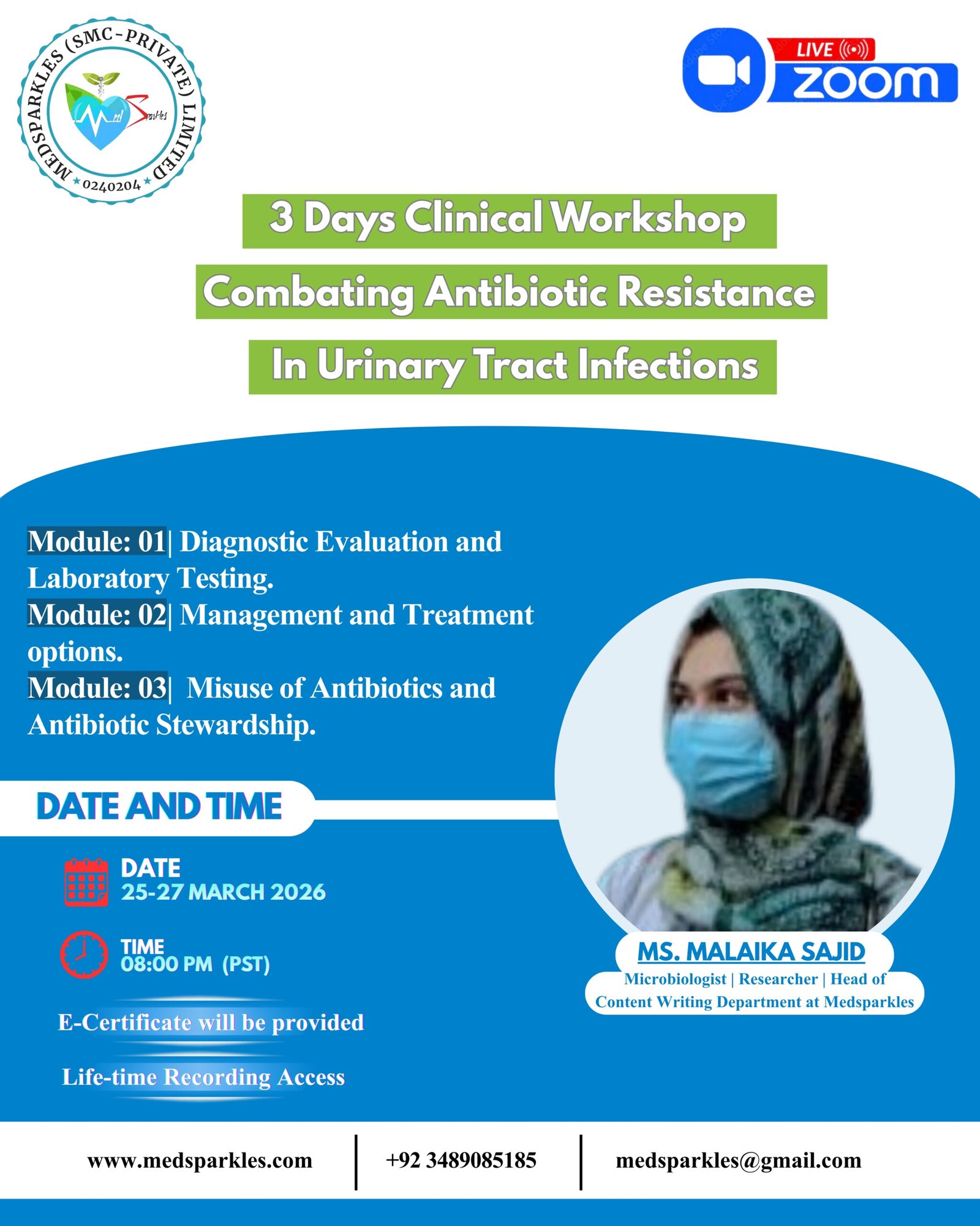 Combationg Antibiotic Resistance in Urinary Tract Infections Workshop