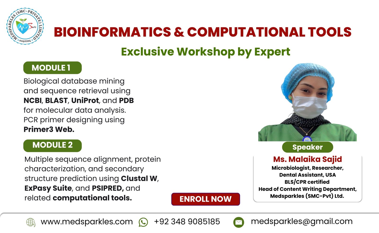 Bioinformatics and Computational Tools Workshop