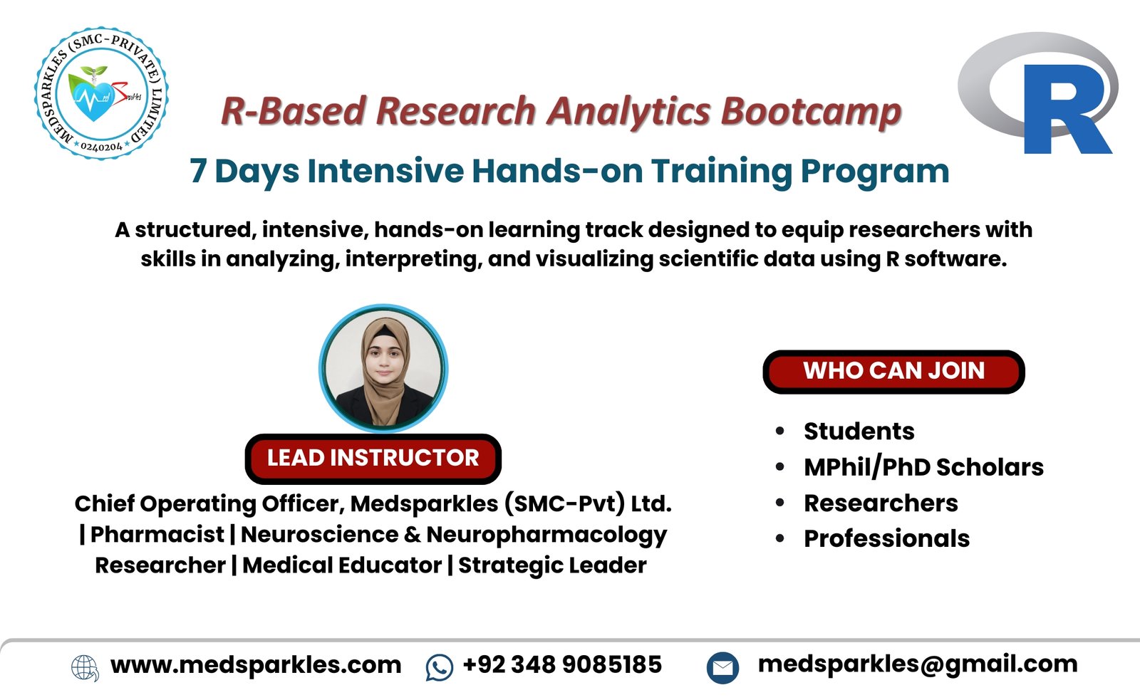 R-Based Research Analytics Bootcamp