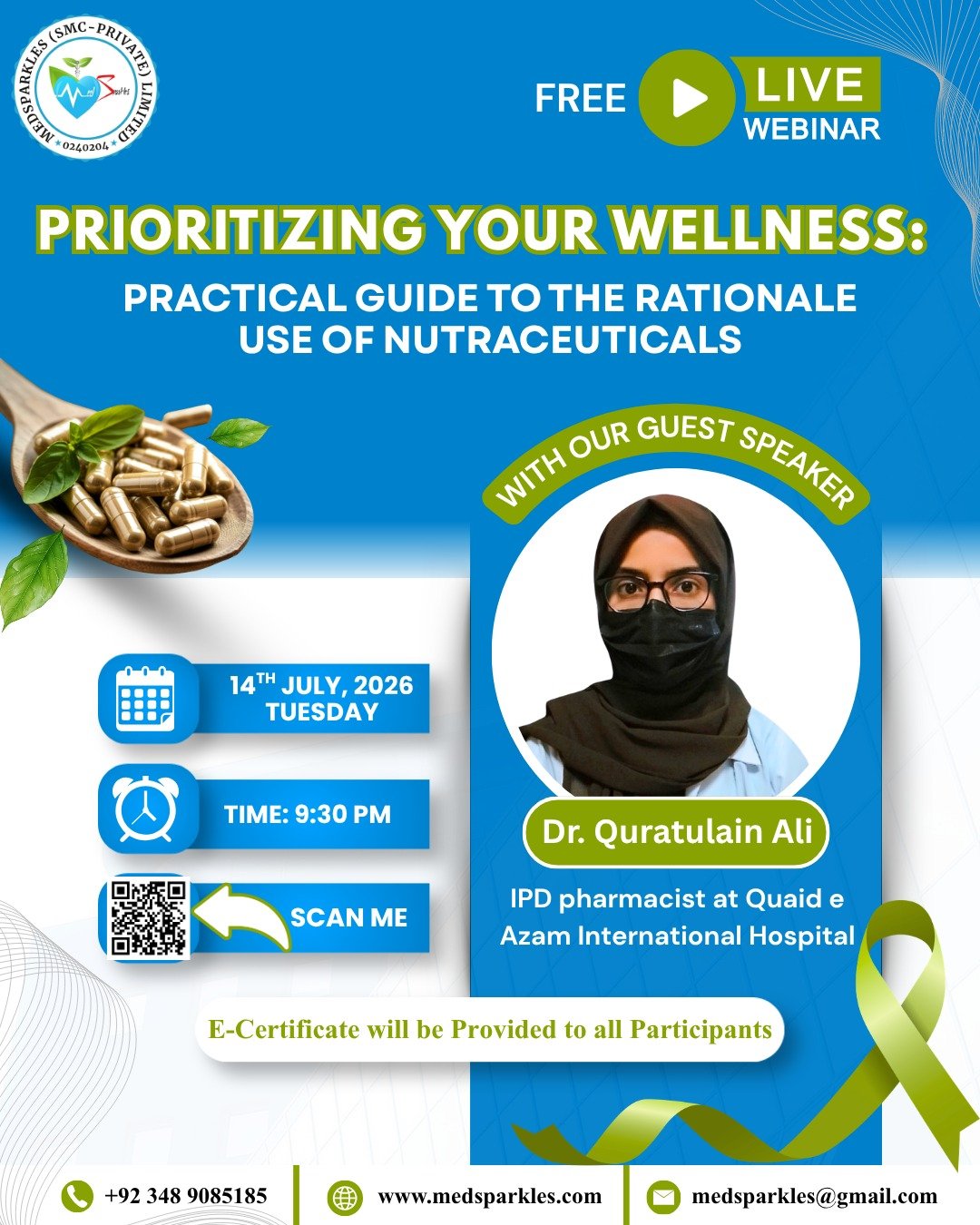 Protected: Prioritizing Your Wellness: Practical Guide to the Rationale Use of Nutraceuticals Webinar