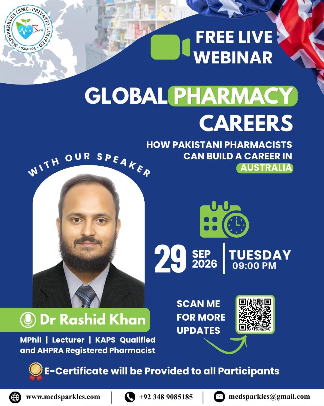 Protected: Global Pharmacy Careers: How Pakistani Pharmacists Can Build A Career in Australia Webinar