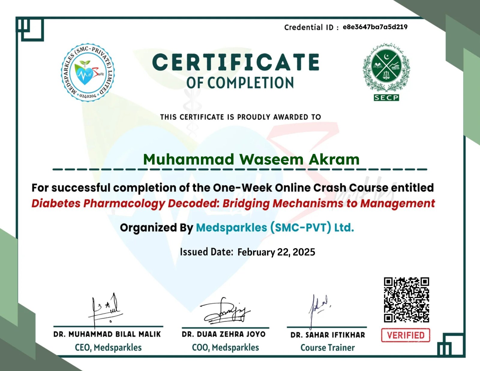 One Week Diabetes Pharmacology Decoded Crash Course