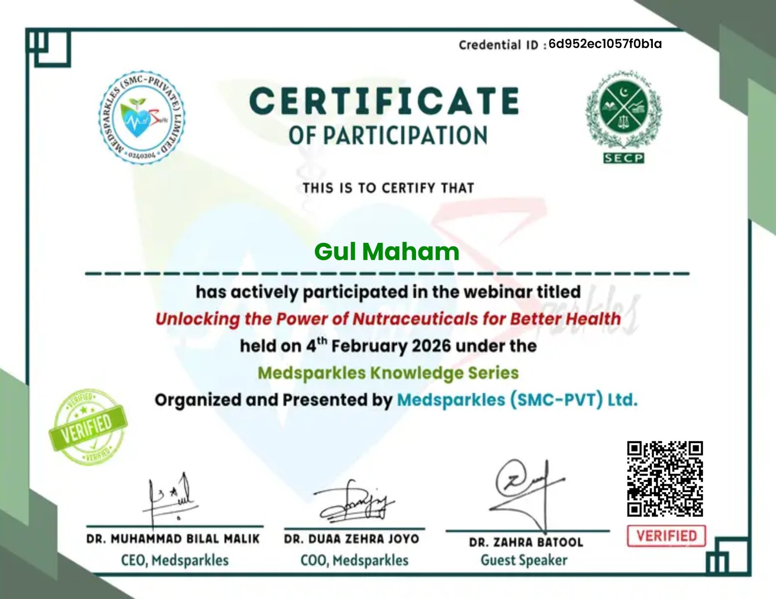 Unlocking the Power of Nutraceutical Webinar