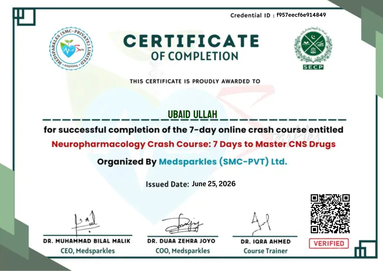Neuropharmacology Crash Course