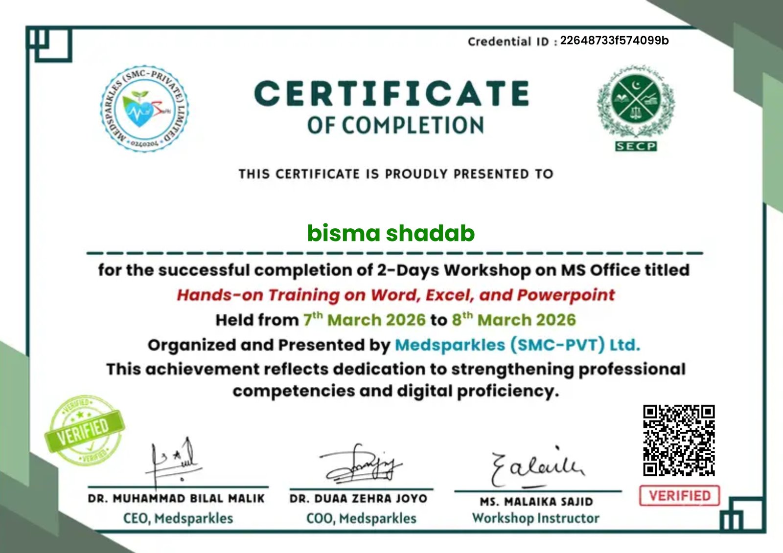 Hands-on Training on Word, Excel, and Powerpoint Workshop