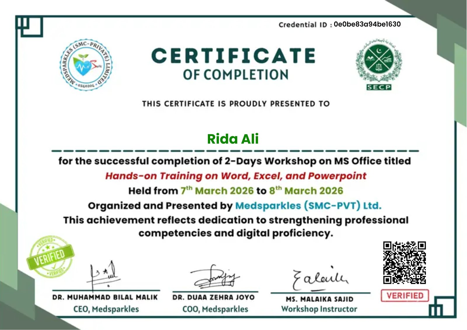 Hands-on Training on Word, Excel, and Powerpoint Workshop